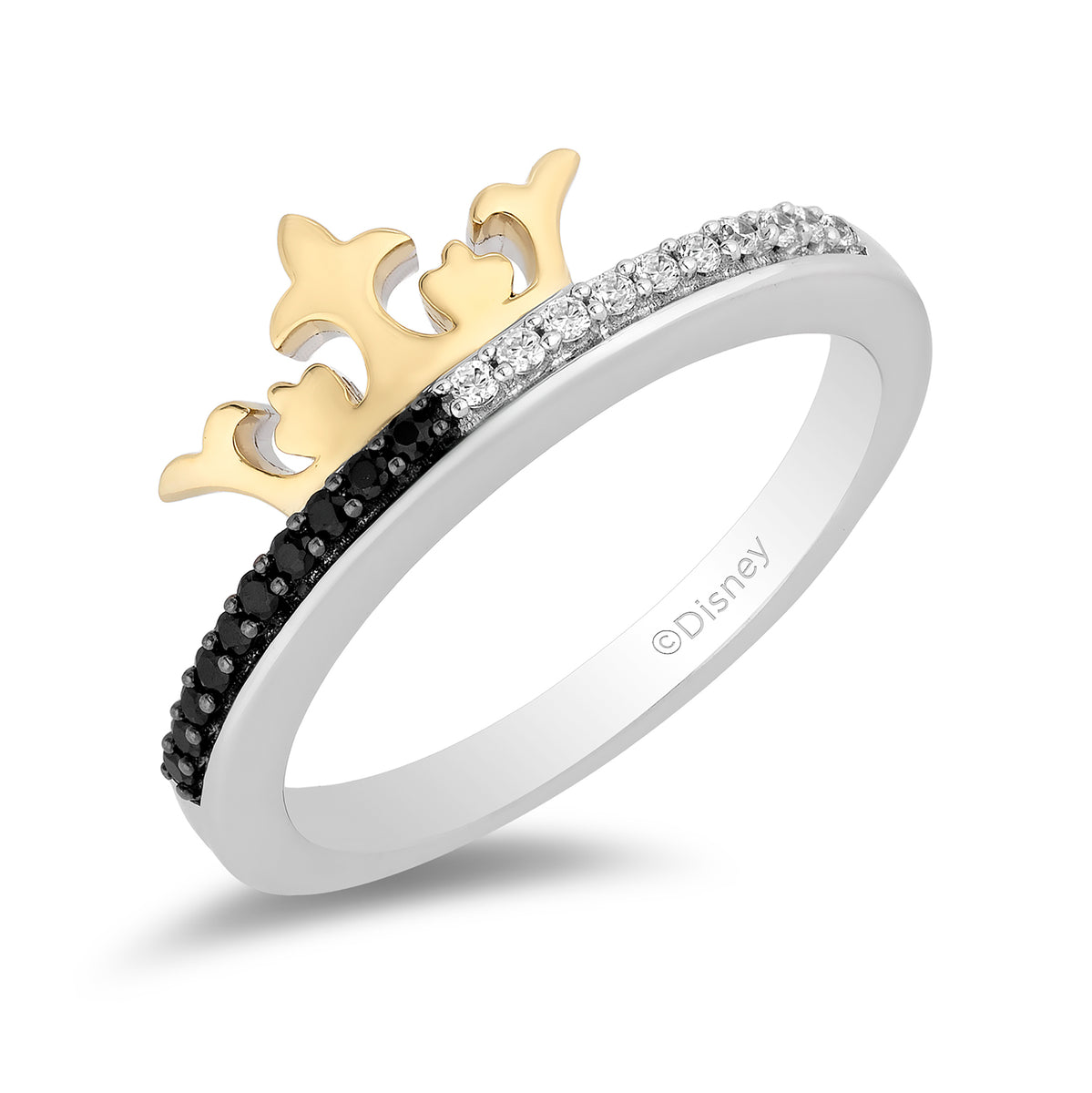 Enchanted Disney Fine Jewelry 14K Yellow Gold Over Sterling Silver wit