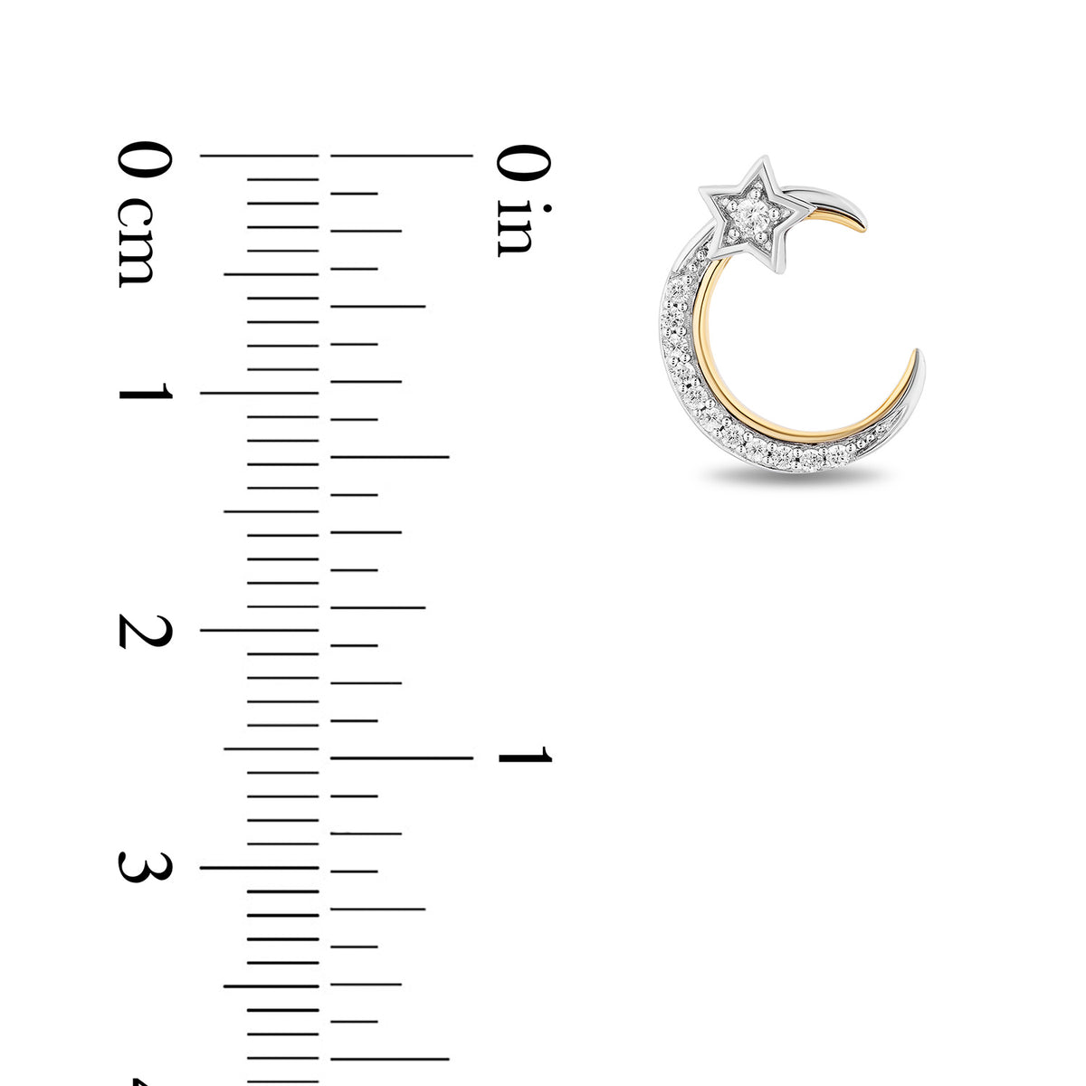 Enchanted Disney Fine Jewelry Sterling Silver and 10K Yellow Gold with