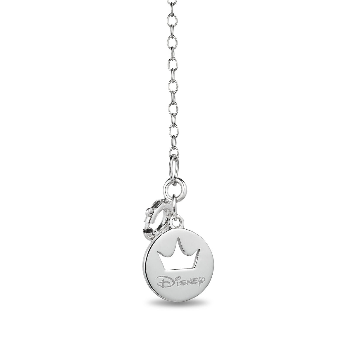 Enchanted Disney Fine Jewelry Sterling Silver, 10K Rose Gold and Yello