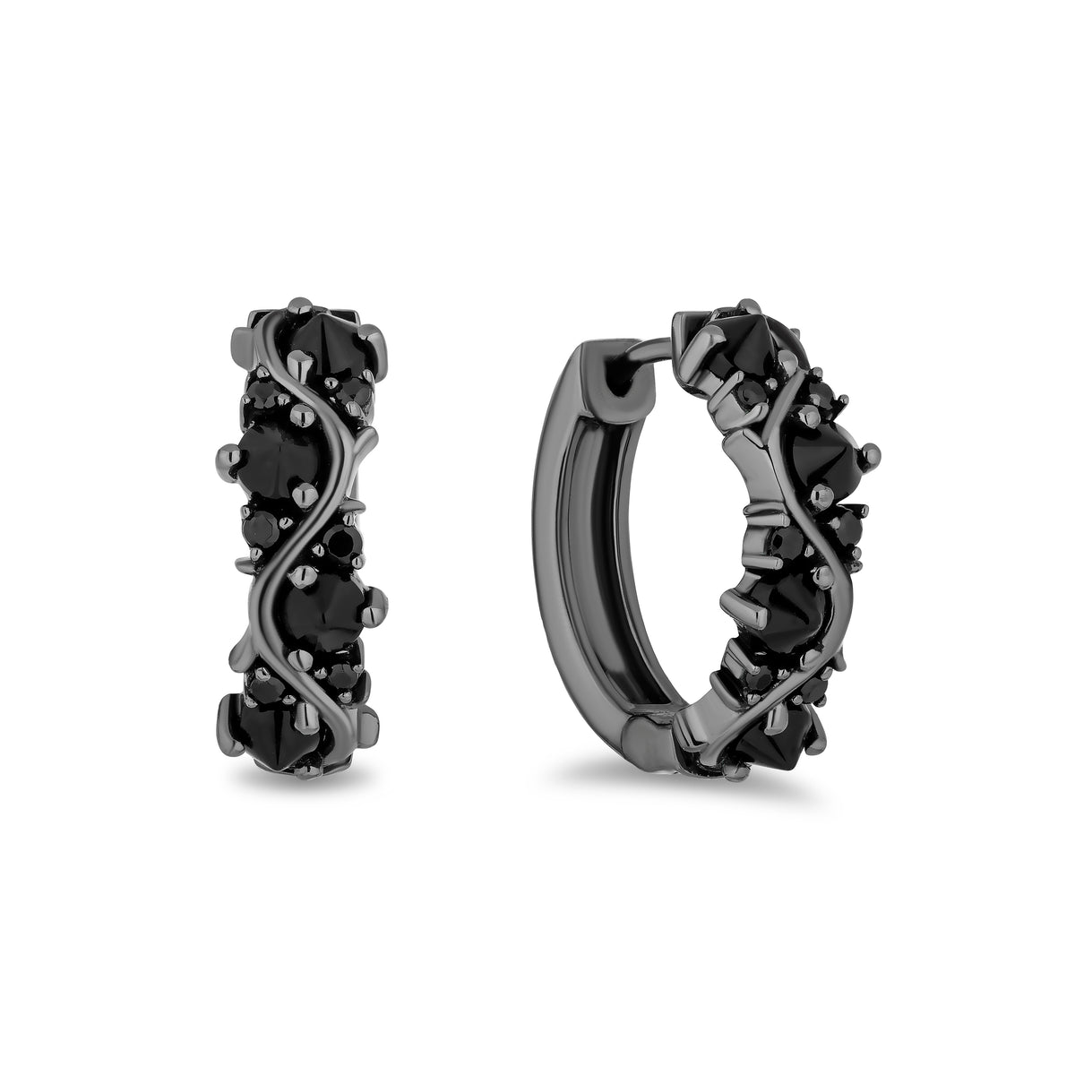 Enchanted Disney Fine Jewelry Black Rhodium Over Sterling Silver with