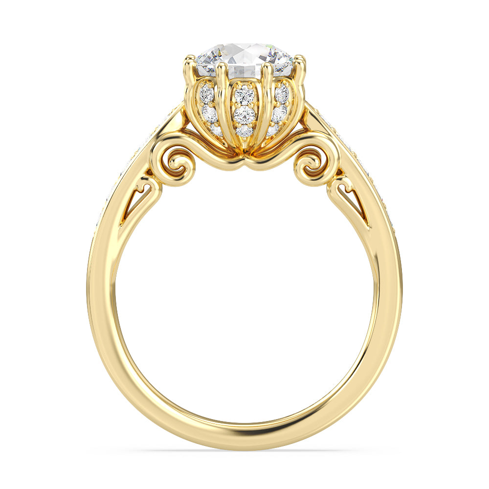 Enchanted Star Lab Grown Diamond Cinderella Engagement Ring
