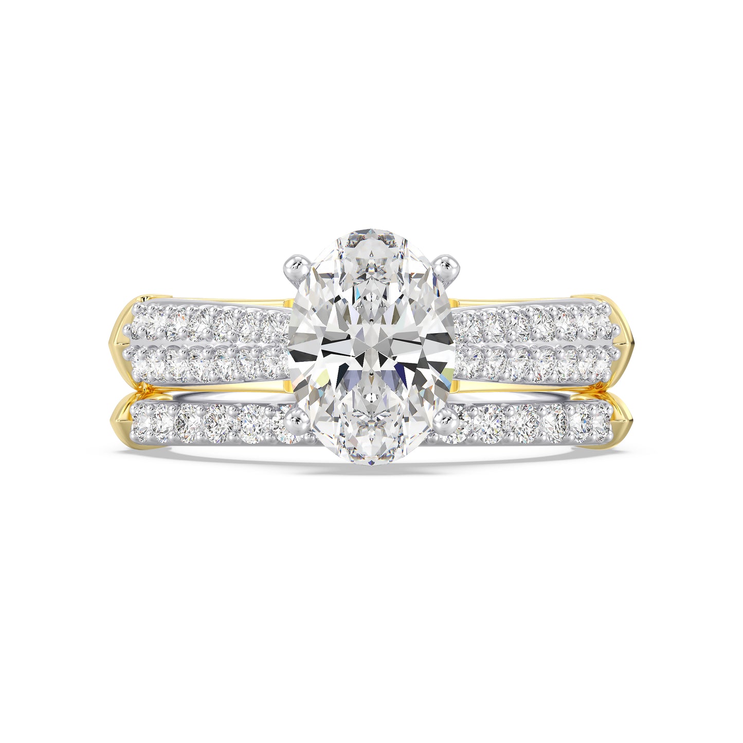 Enchanted Star 14K Gold With 1/4 CTTW Lab Grown Diamonds, Disney's Aurora Wedding Band