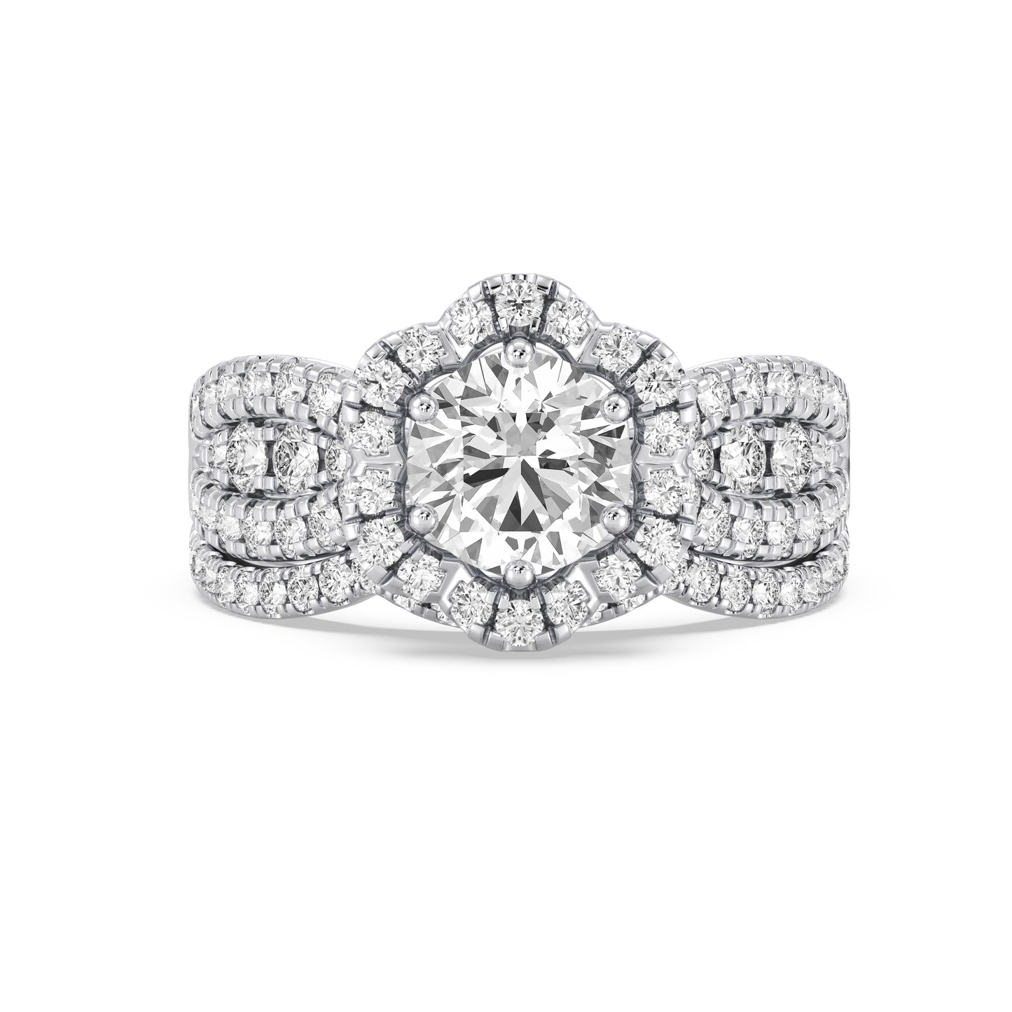 Enchanted Disney Fine Jewelry Belle Wedding Band