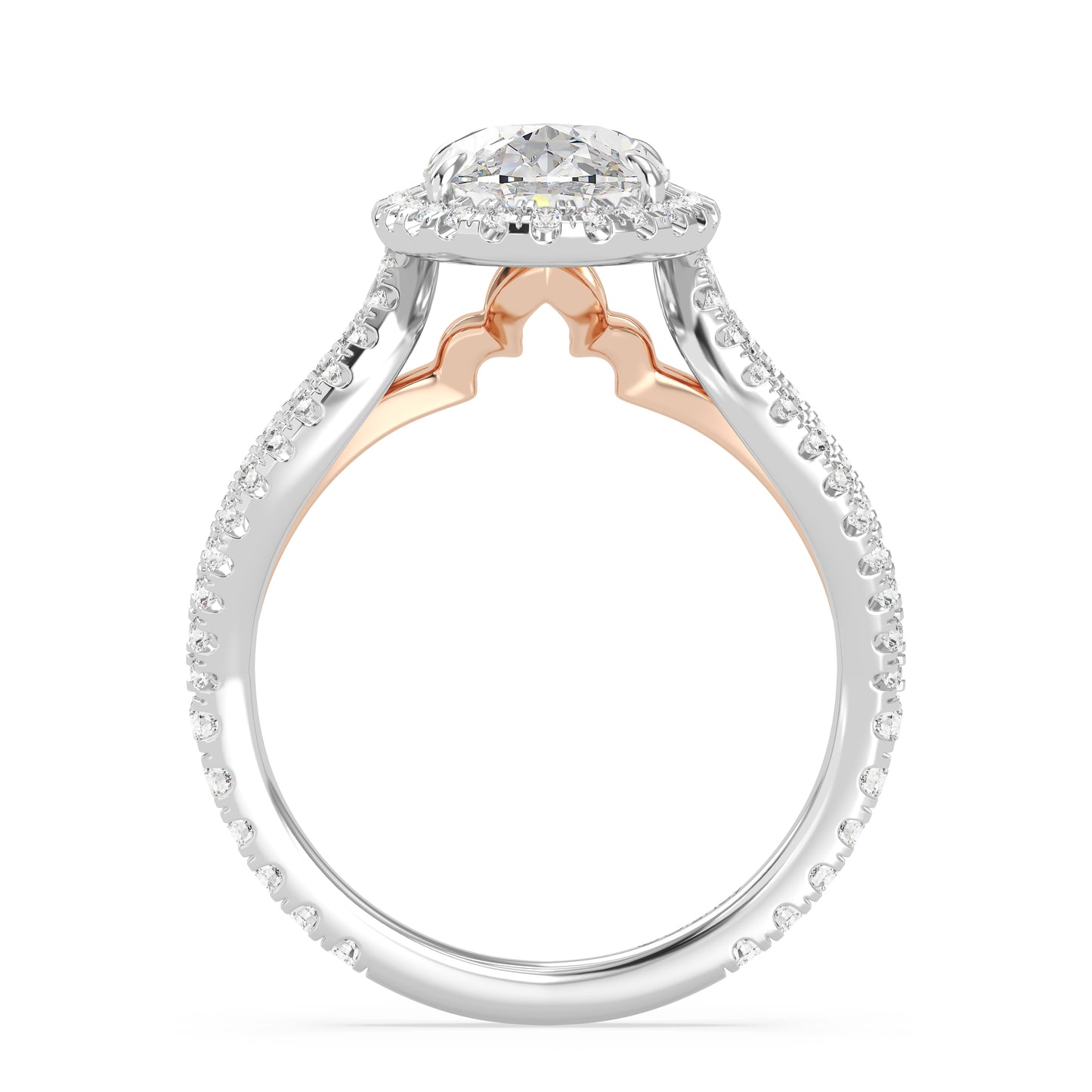 Enchanted Star Lab Grown Diamond 14K Gold Jasmine Engagement Ring