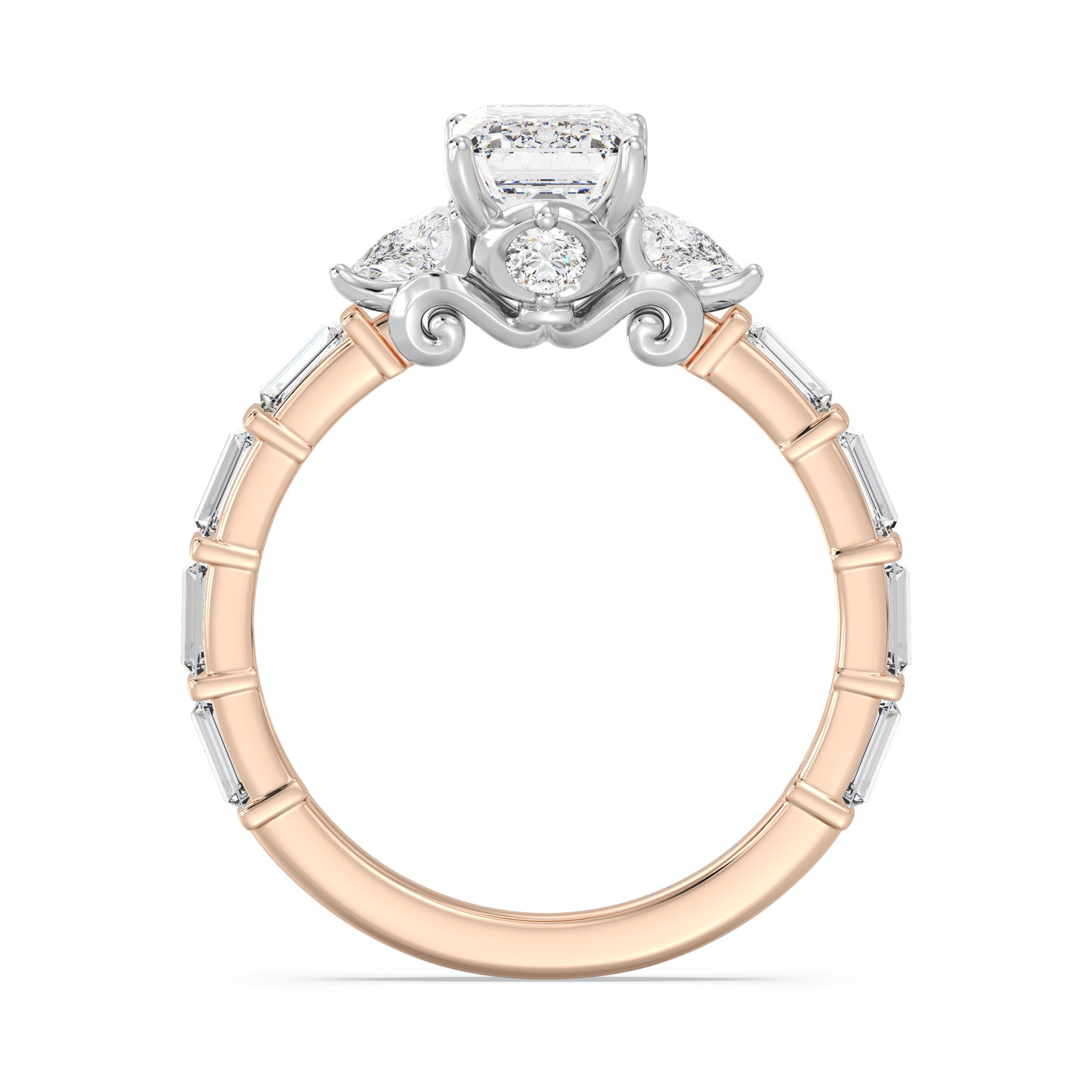 Enchanted Star Lab Grown Diamond And 14K Gold, Disney's Cinderella Engagement Ring