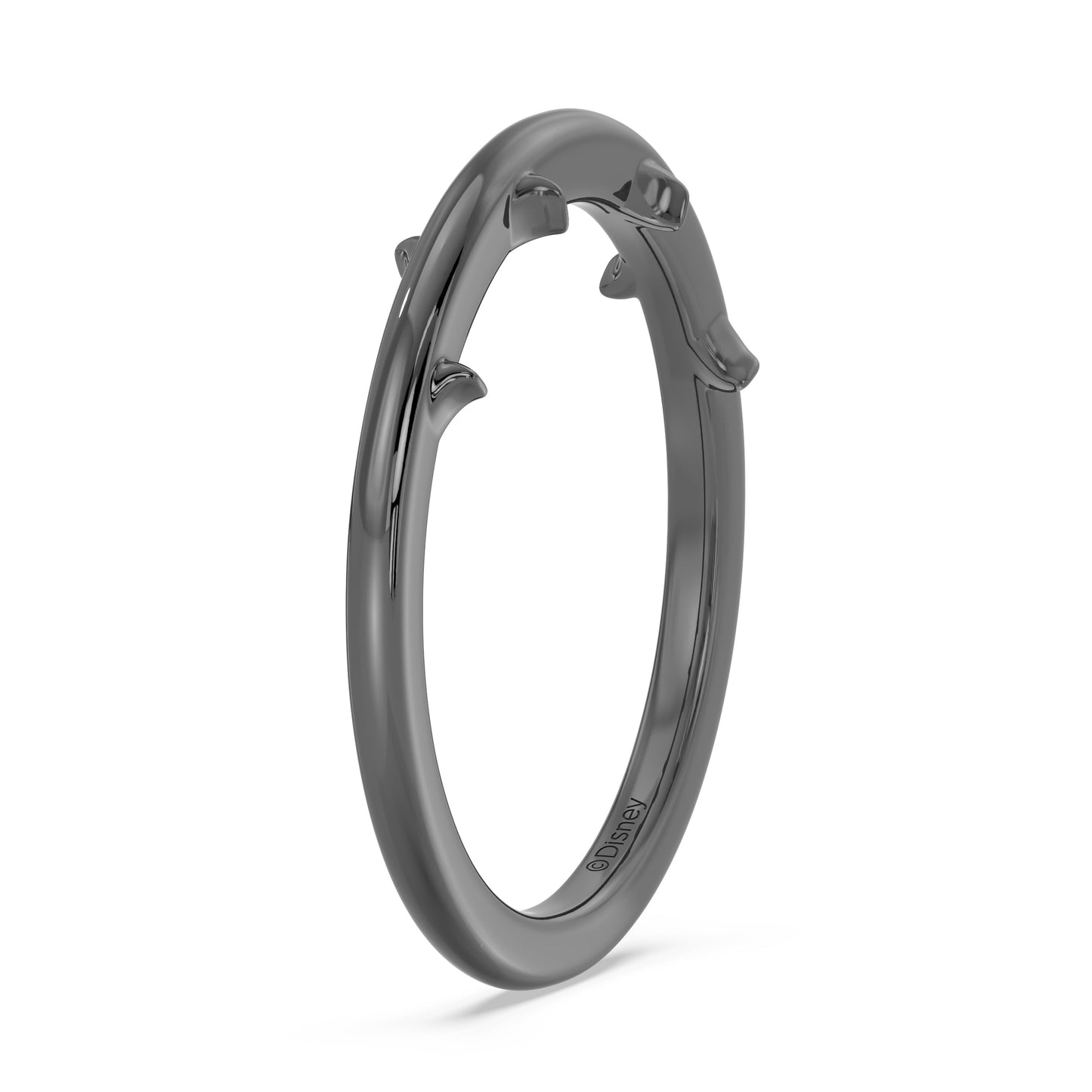 Enchanted Disney Fine Jewlery Black Rhodium Over Sterling Silver Maleficent Ring