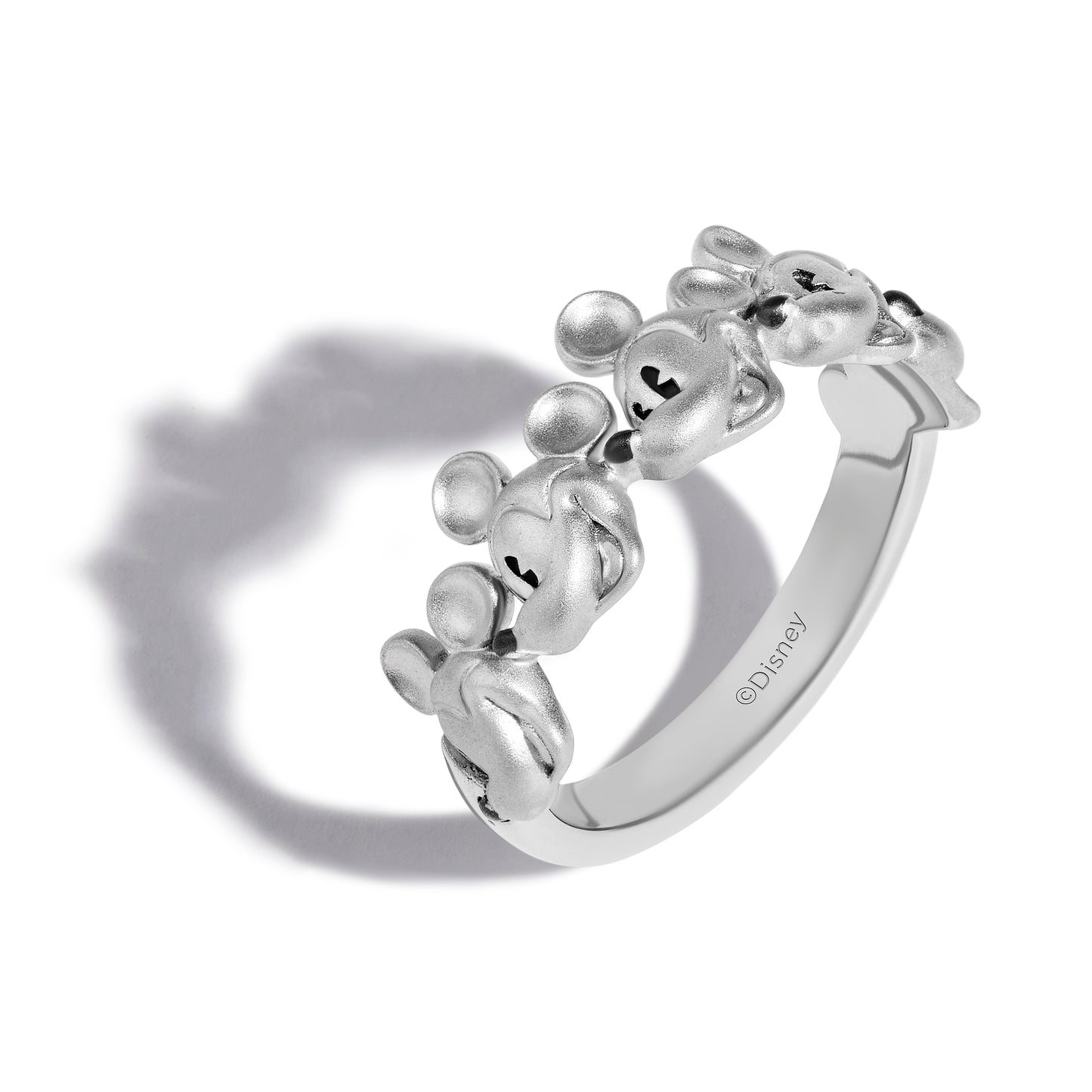 Disney Jewels Black Rhodium over Sterling Silver, Disney's Mickey Mouse Ring