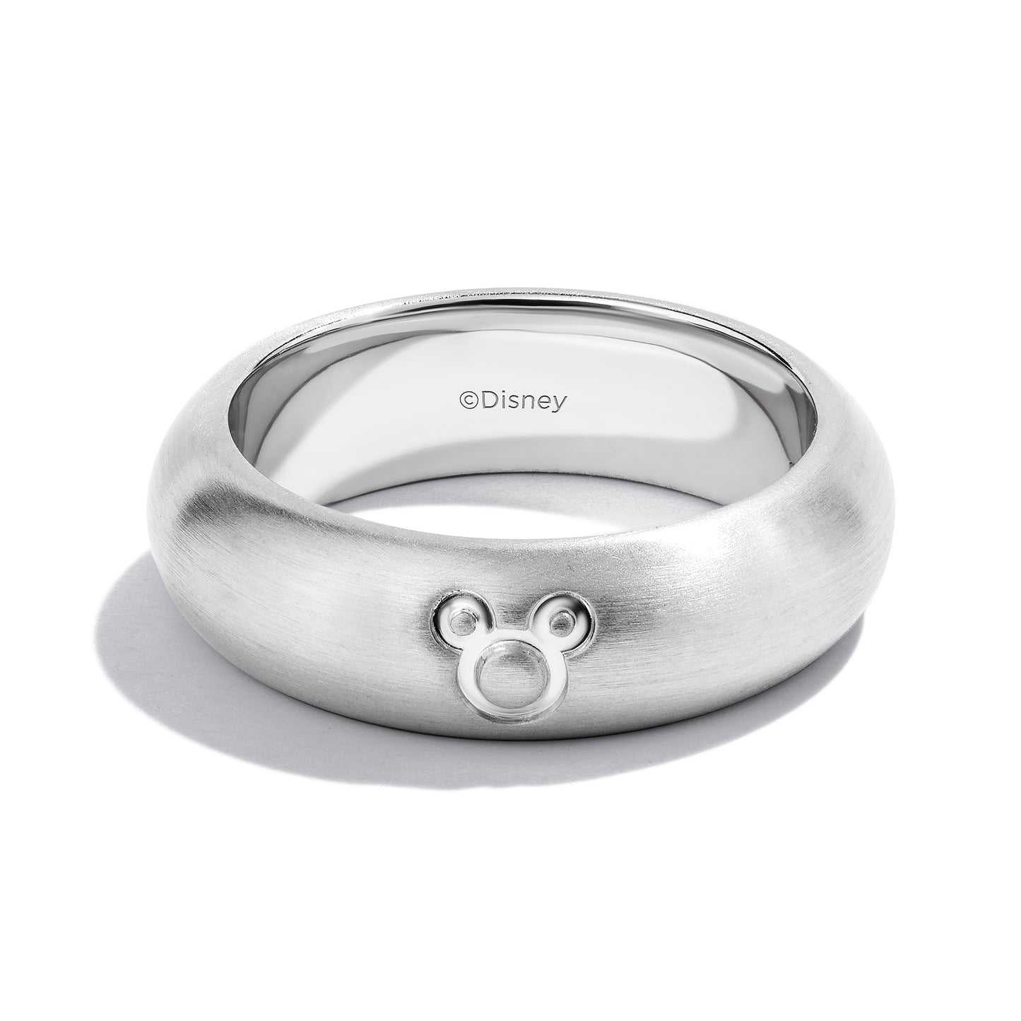 Disney Jewels Sterling Silver, Disney's Mickey Mouse Men's Band Ring