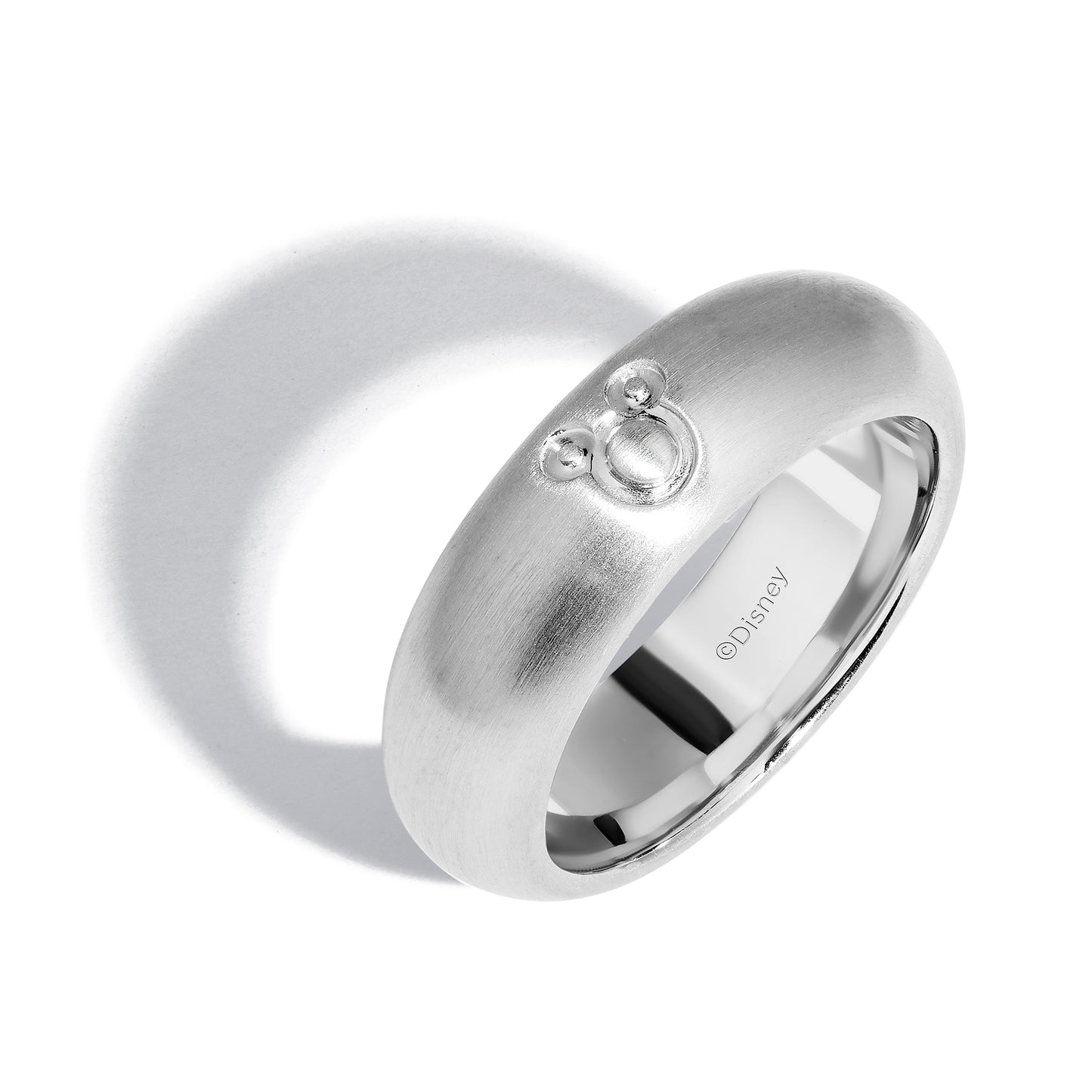 Disney Jewels Sterling Silver, Disney's Mickey Mouse Men's Band Ring