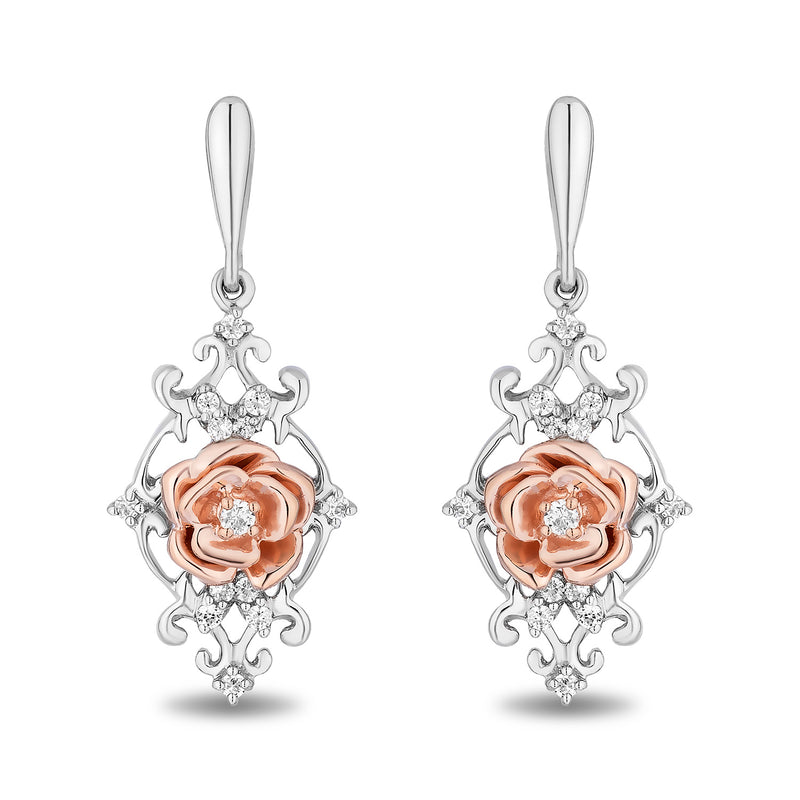 enchanted_disney-belle_earrings_1/10CTTW_2