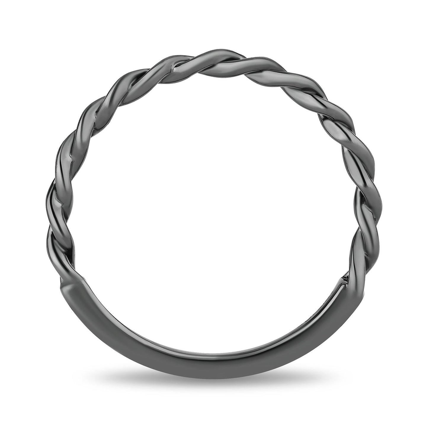 Enchanted Disney Fine Jewelry Black Rhodium over Sterling Silver with 1/20 CTTW Diamonds and Garnet Evil Queen Ring