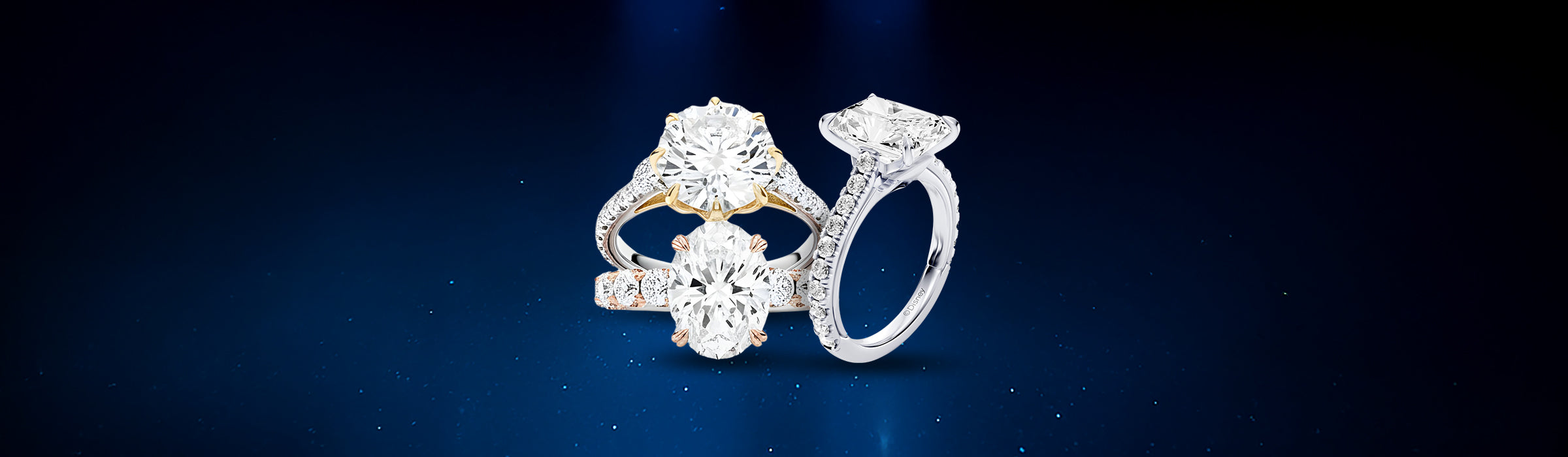 Lab Grown Diamond Engagement Rings Desktop Banner