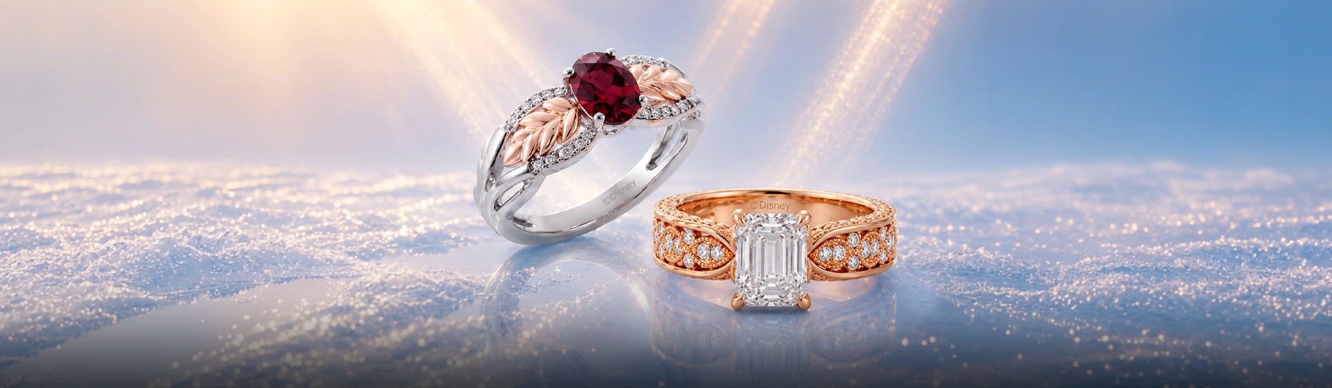 Explore diamond and gemstone rings inspired by Disney's Anna Desktop Banner