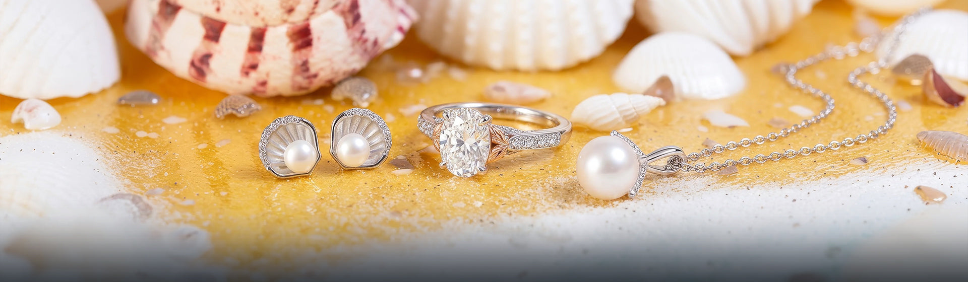 Explore diamond and gemstone necklaces inspired by Disney's Ariel Desktop Banner