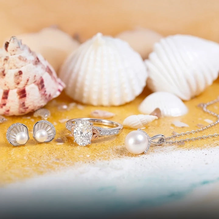 Explore diamond and gemstone necklaces inspired by Disney's Ariel Mobile Banner