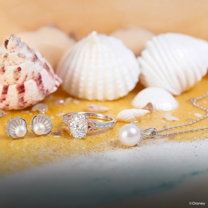 Disney's Ariel Inspired Diamond And Gemstone Jewelry Mobile Banner