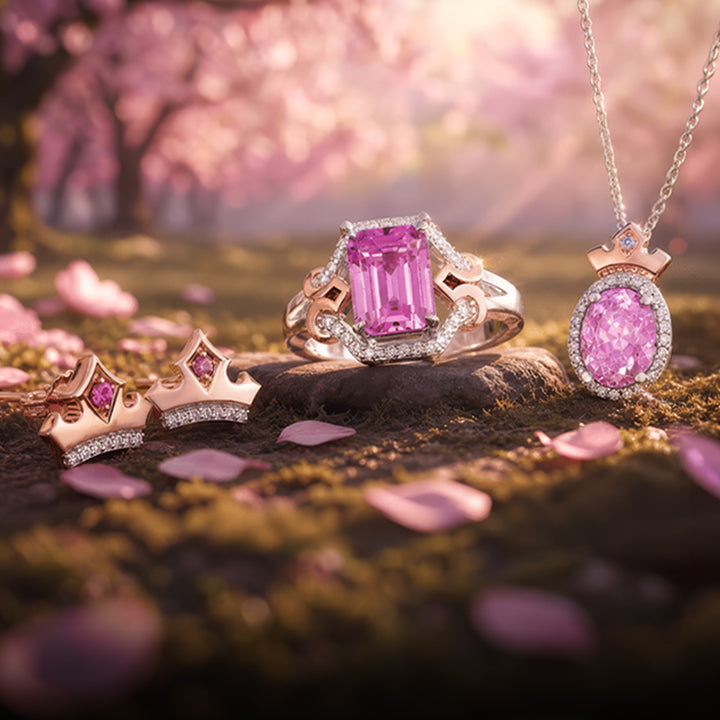 Explore diamond and gemstone rings inspired by Disney's Aurora Mobile Banner