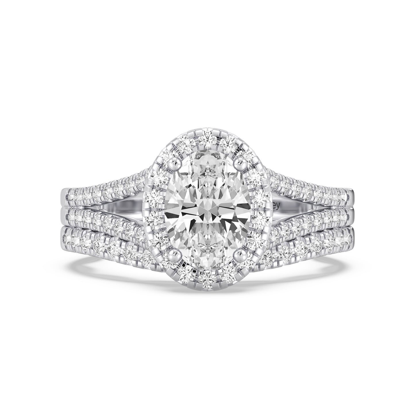 Enchanted Star Lab Grown Diamond 14K Gold Cinderella Engagement Ring Set