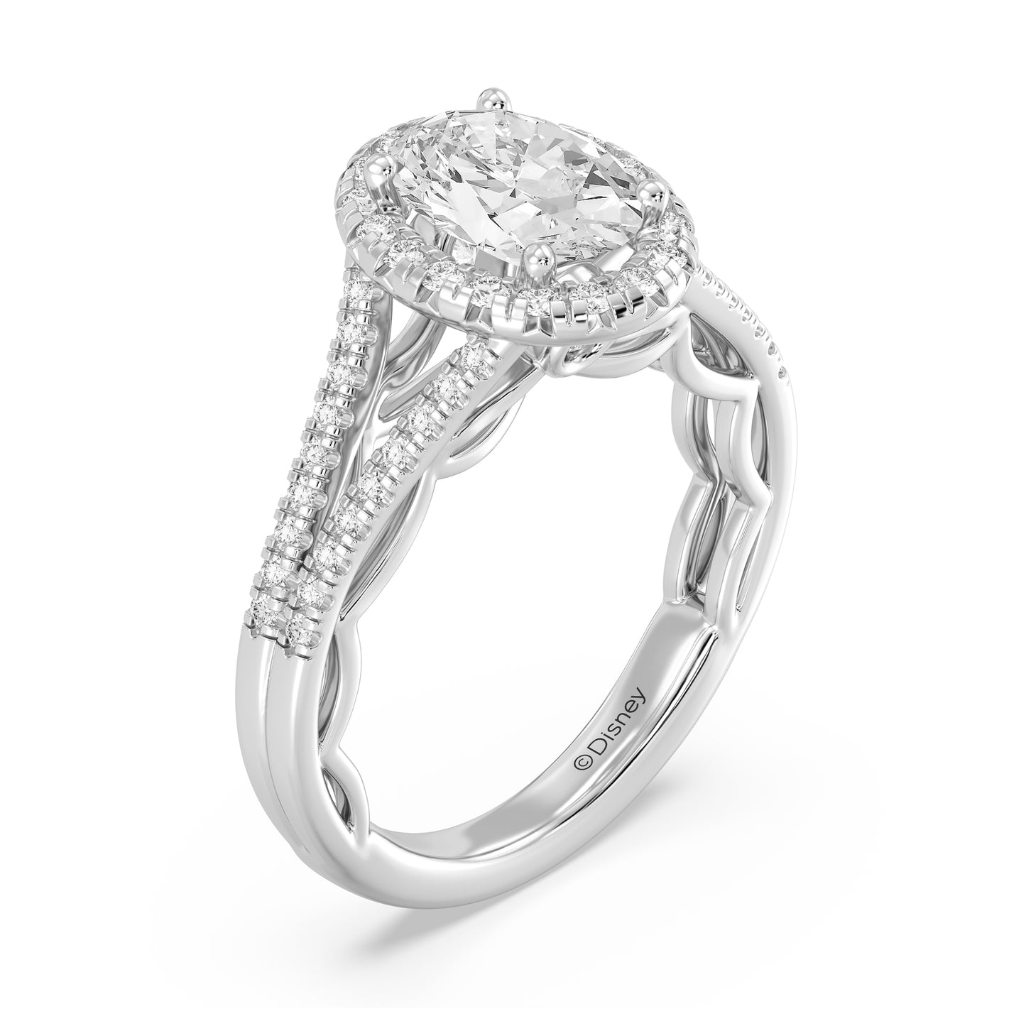 Enchanted Star Lab Grown Diamond 14K Gold Cinderella Engagement Ring Set