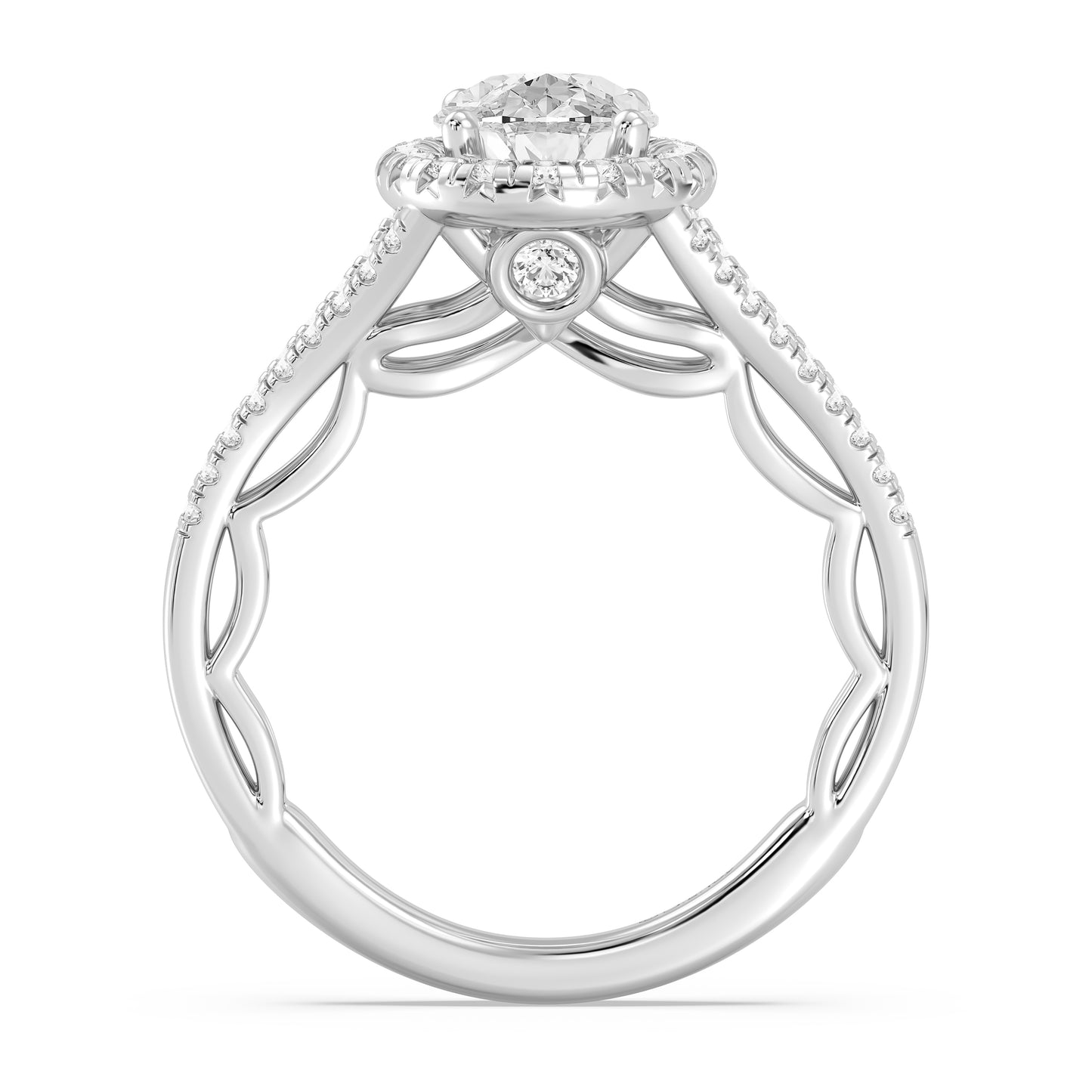 Enchanted Star Lab Grown Diamond 14K Gold Cinderella Engagement Ring Set