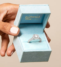 Enchanted Star Lab Grown Diamond 14K Gold  Snow White Bow Engagement Ring Set