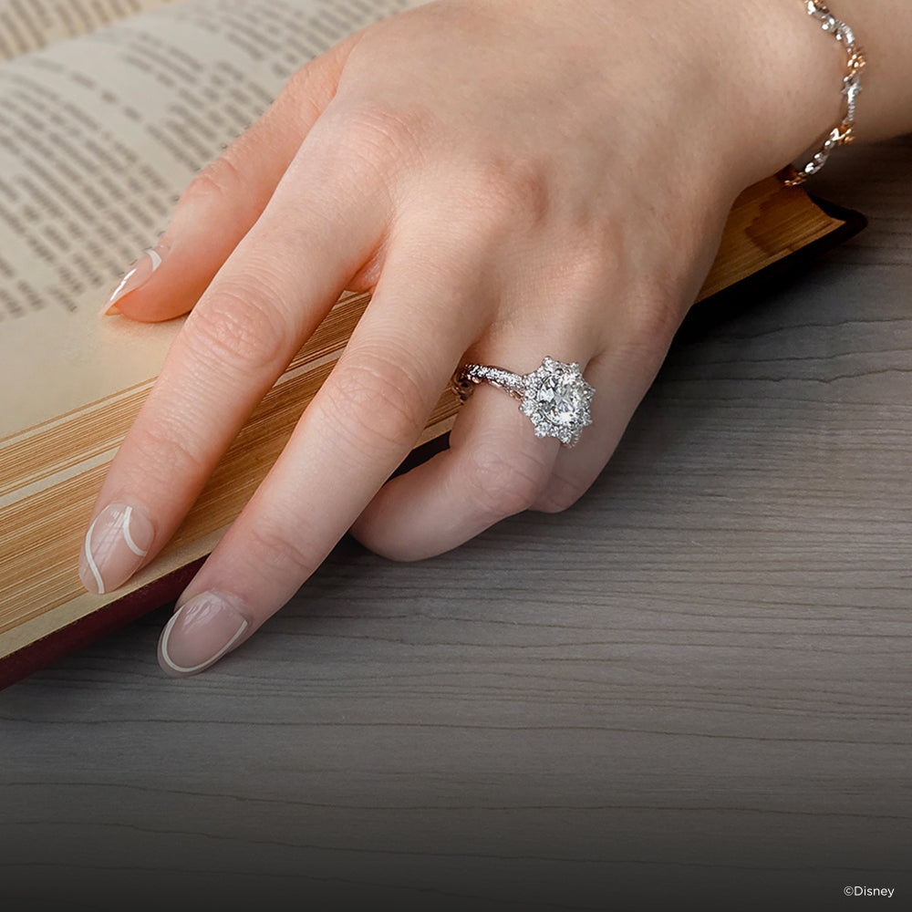 Disney's Belle Inspired Lab Grown Diamond Engagement & Bridal Rings Mobile Banner