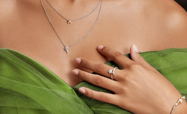 Disney Tinker Bell Inspired Gold Diamond Jewelry Enchanted Disney Fine Jewelry