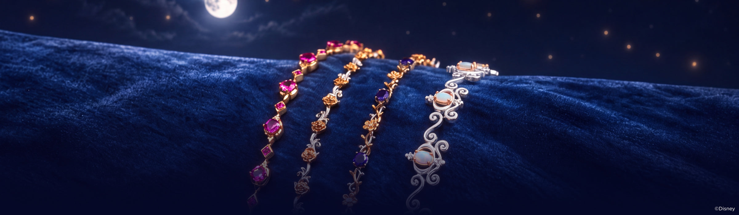 Diamond And Gemstone Bracelets Desktop Banner