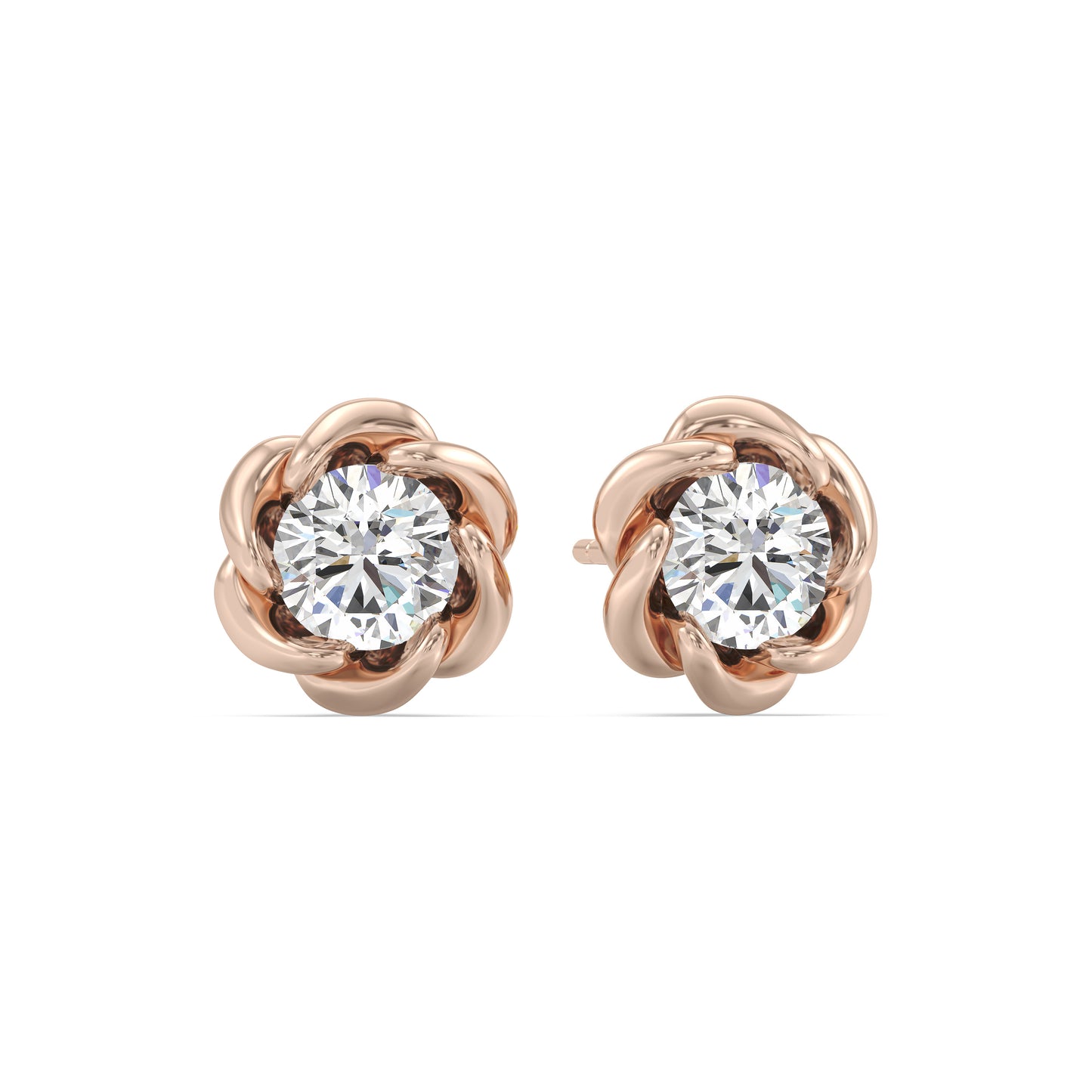 Enchanted Star 2 CTTW Lab Grown Diamond Belle Stud Earrings