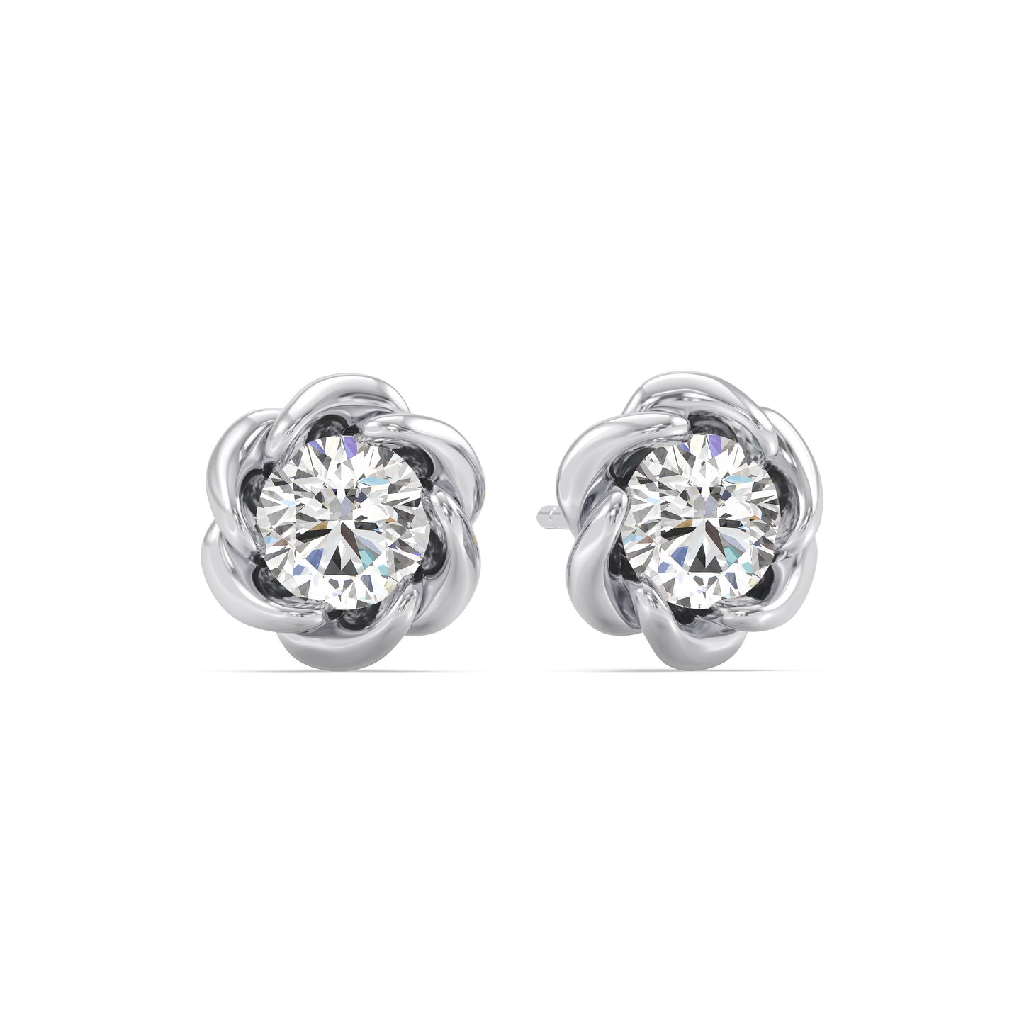 Enchanted Star 2 CTTW Lab Grown Diamond Belle Stud Earrings
