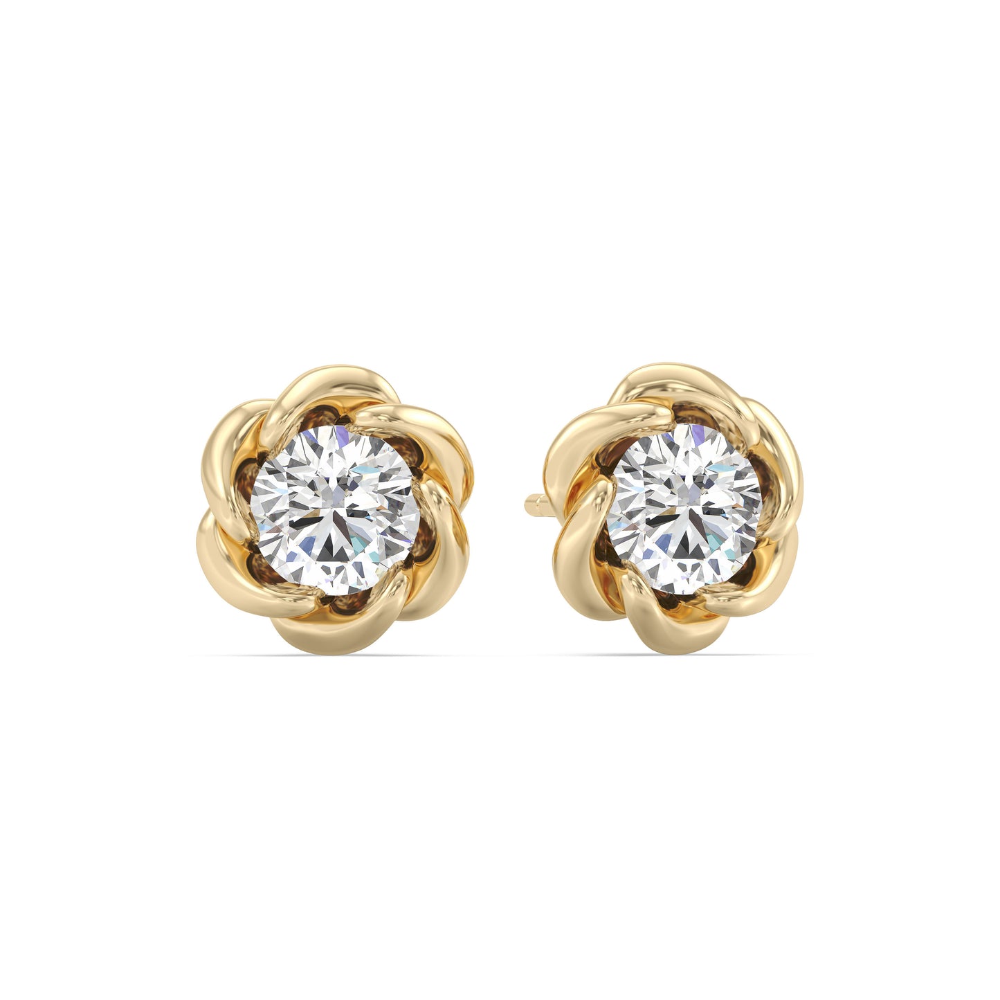 Enchanted Star 2 CTTW Lab Grown Diamond Belle Stud Earrings