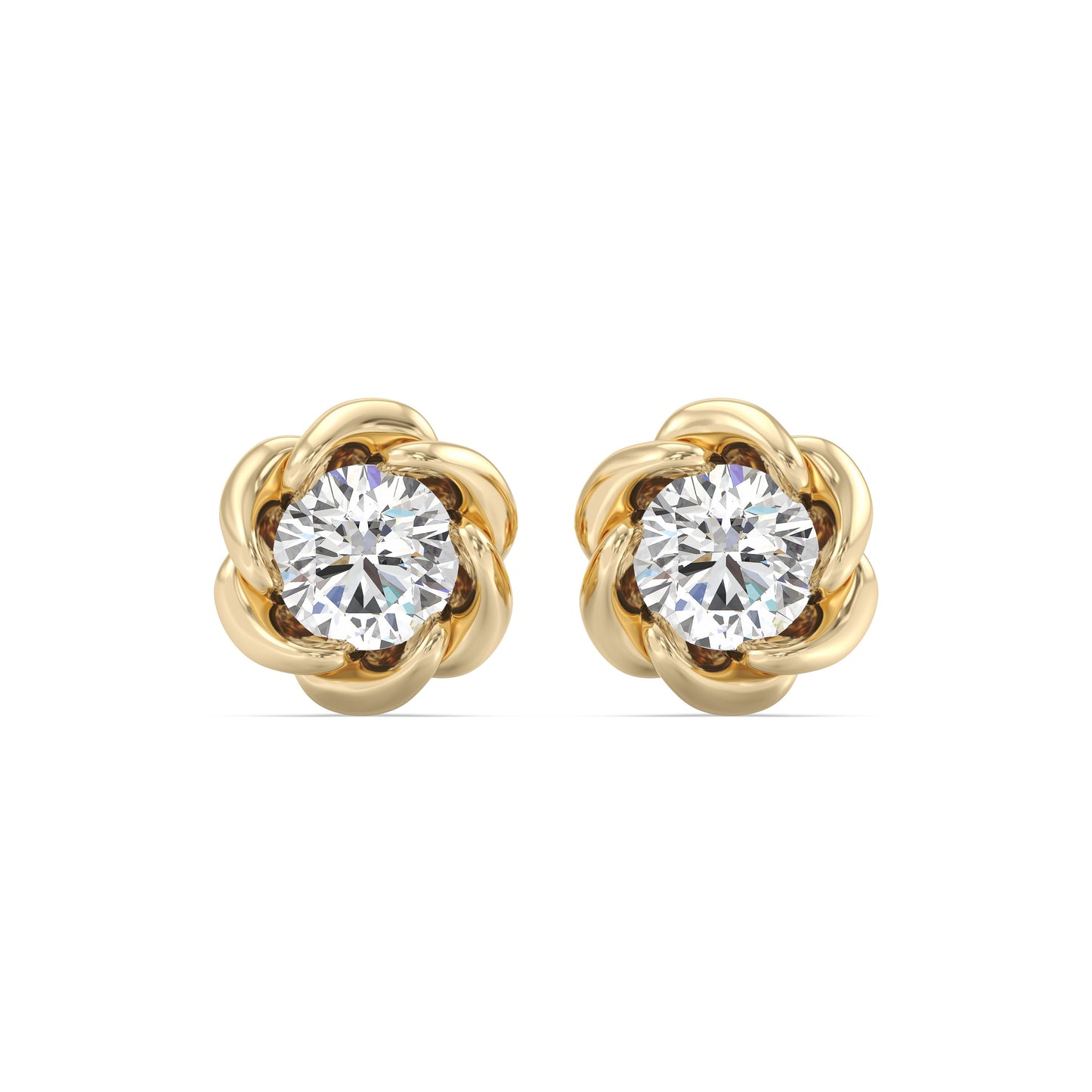 Enchanted Star 2 CTTW Lab Grown Diamond Belle Stud Earrings