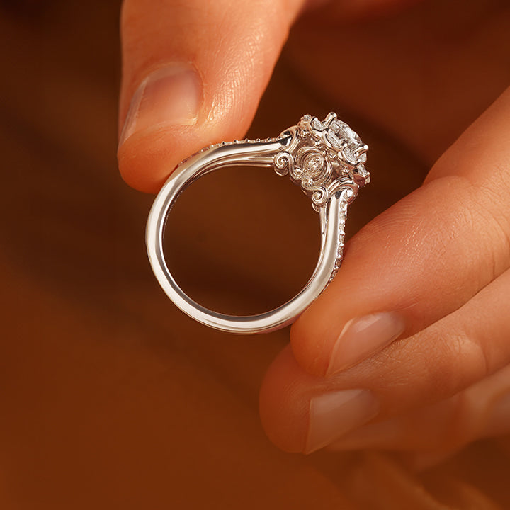 White Gold Diamond Engagement Rings Mobile Banner