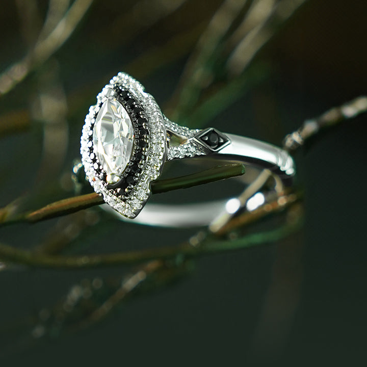 Marquise cut diamond engagement rings Mobile Banner