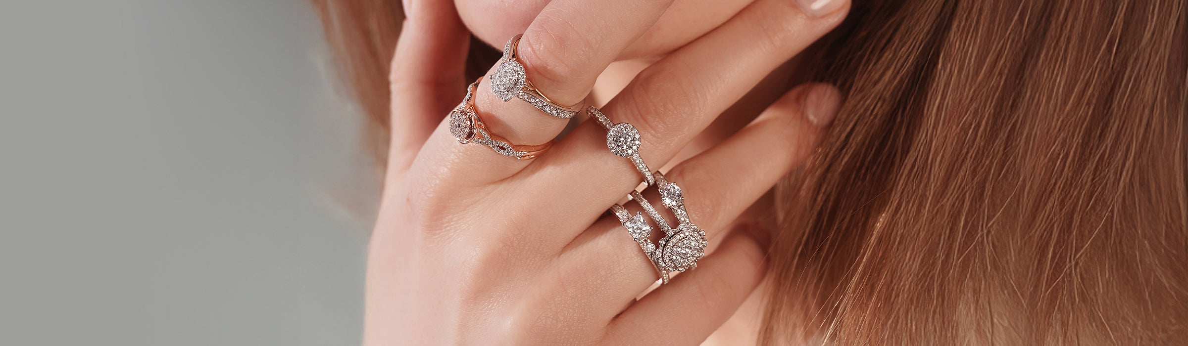 Natural Diamond Engagement Rings Desktop Banner