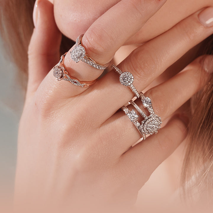 Natural Diamond Engagement Rings Mobile Banner
