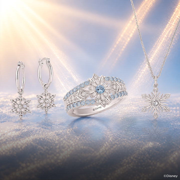 Disney's Frozen Elsa Inspired Diamond And Gemstone Jewelry Mobile Banner