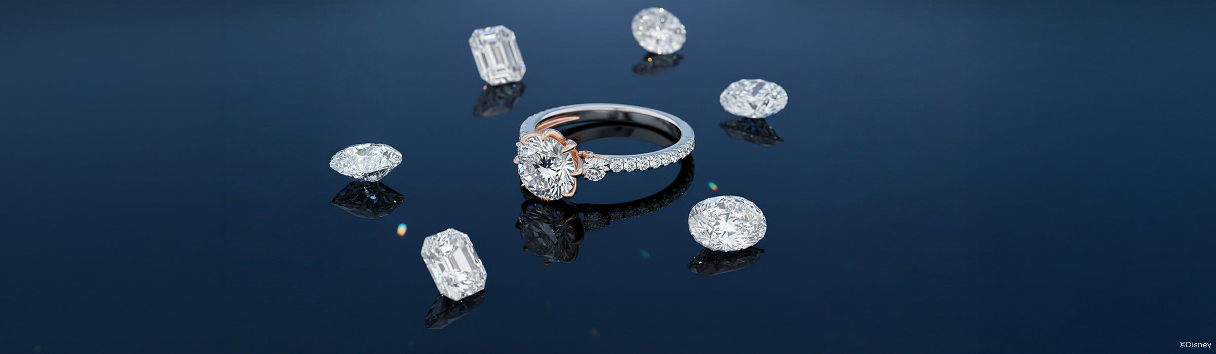 Lab Grown Diamond Engagement Rings Desktop Banner
