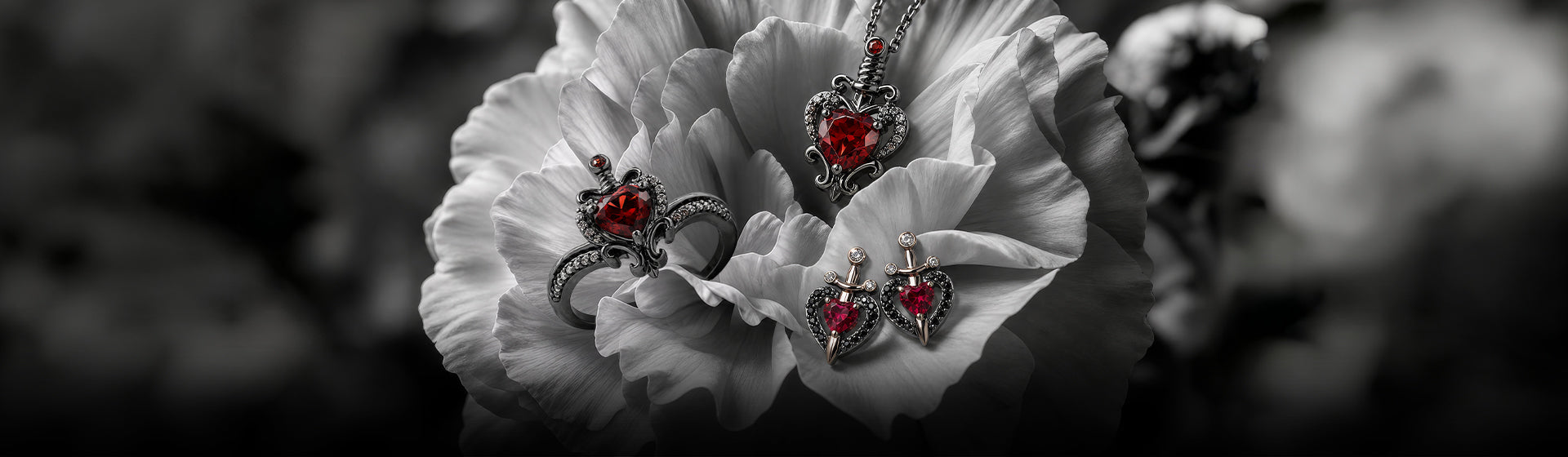 Explore diamond and gemstone earrings inspired by Disney's Evil Queen Desktop Banner