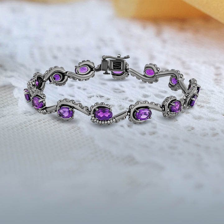 Black Rhodium Bracelets Mobile Banner