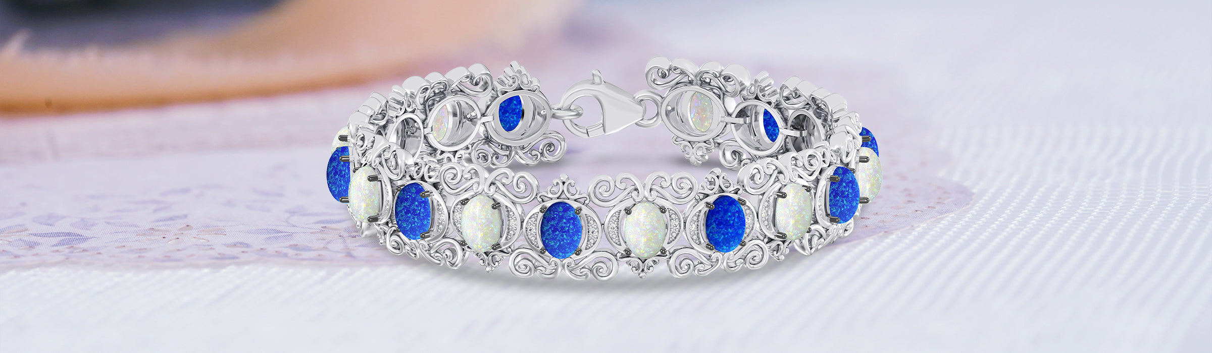 Sterling Silver Bracelets Desktop Banner