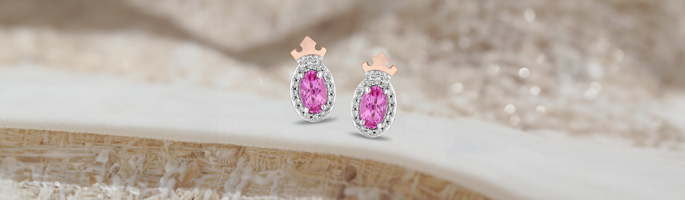 Gemstone Earrings Desktop Banner