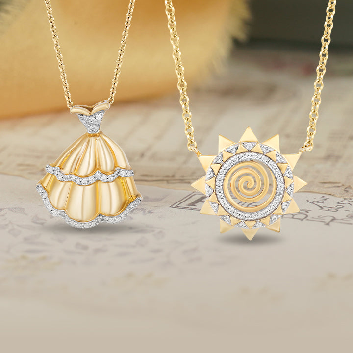 Yellow Gold Diamond Pendants & Necklaces Mobile Banner