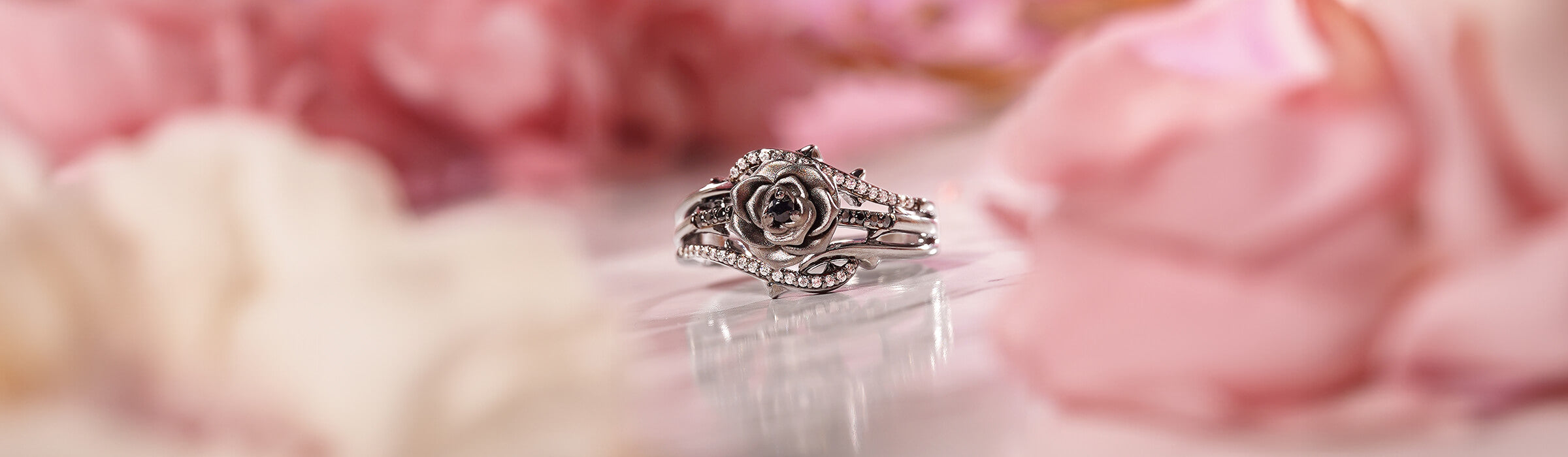 Black Rhodium Rings Desktop Banner