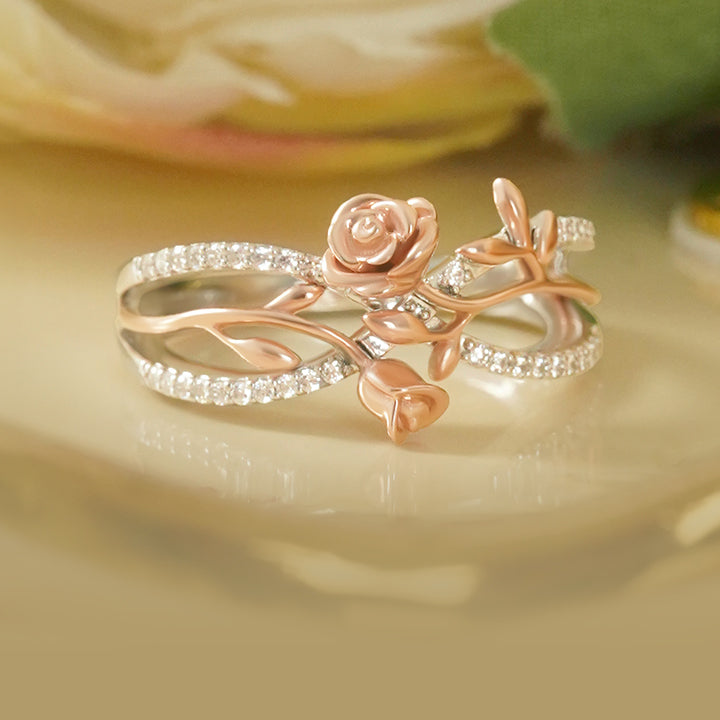 Rose Gold Rings Mobile Banner