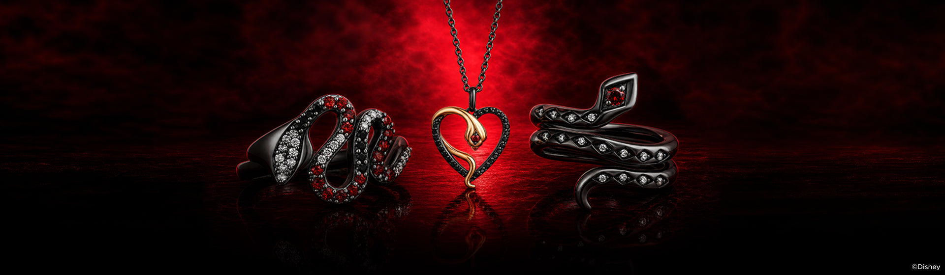Disney's Jafar Inspired Diamond And Gemstone Jewelry Desktop Banner