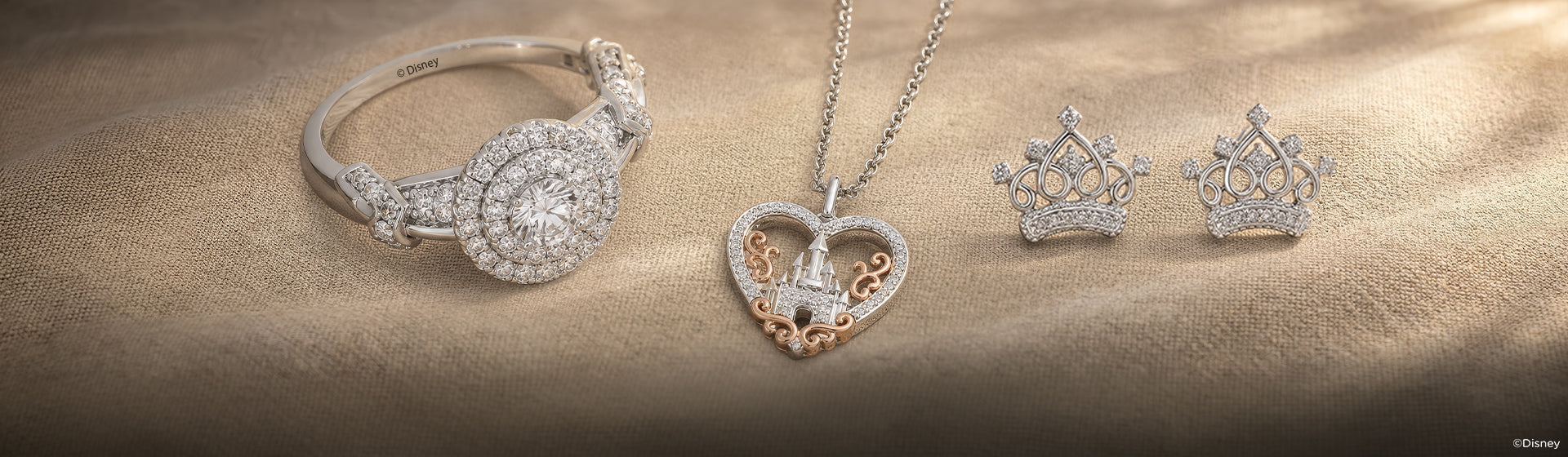 Majestic Princess Inspired Diamond And Gemstone Jewelry Desktop Banner