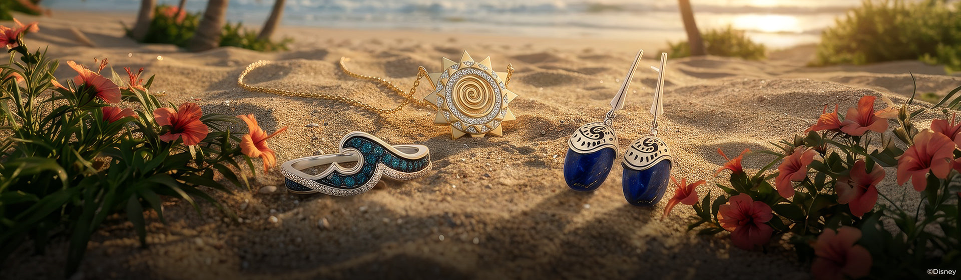 Disney's Moana Inspired Diamond And Gemstone Jewelry Desktop Banner