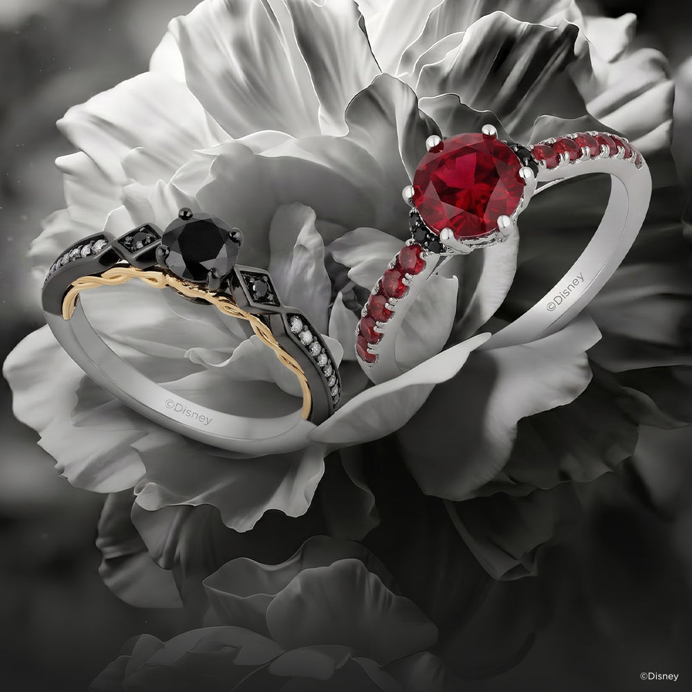 Disney's Evil Queen Inspired Diamond Engagement & Bridal Rings Mobile Banner