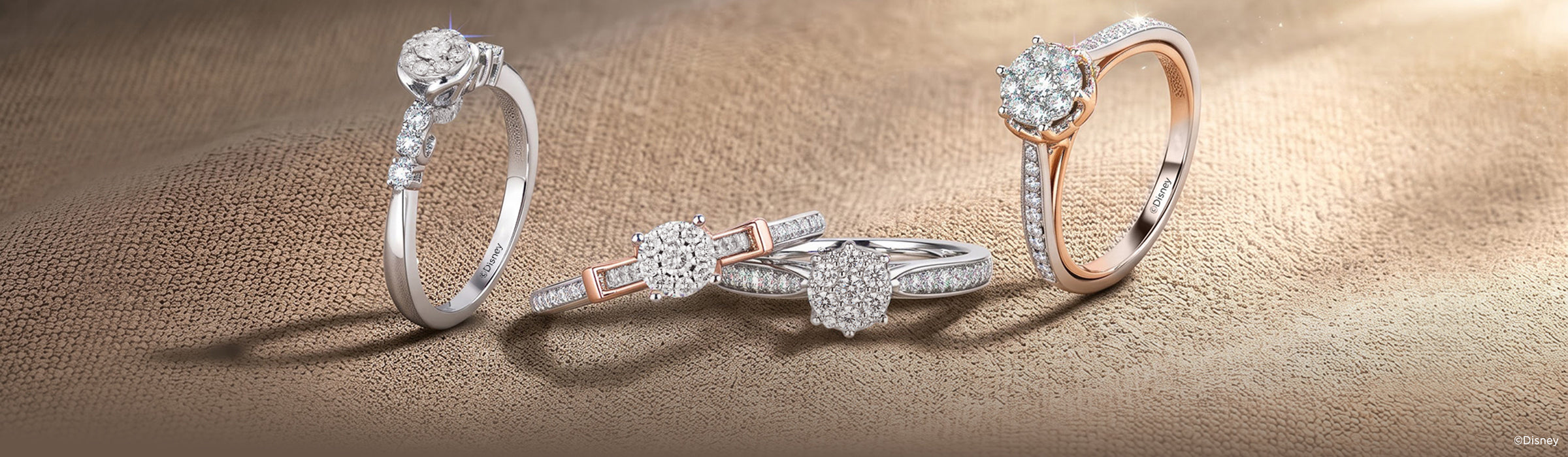 Natural Diamond Promise Rings Desktop Banner